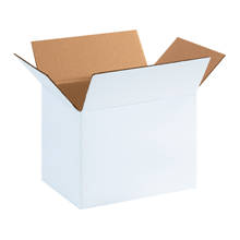 11 3/4 x 8 3/4 x 8 3/4" White Corrugated Boxes