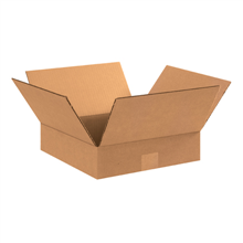 15 x 15 x 3" Flat Corrugated Boxes