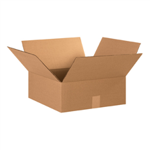 15 x 15 x 6" Flat Corrugated Boxes