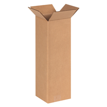6" x 6" x 18" Tall Corrugated Boxes