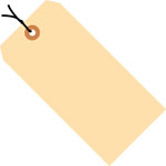 13 Pt. Manila Shipping Tags - Pre-Strung