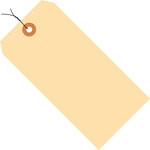 13 Pt. Manila Shipping Tags - Pre-Wired