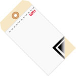 Inventory Tags 3 Part Blank with Carbon #8
