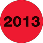 Pre-Printed Inventory Control Labels - Circles