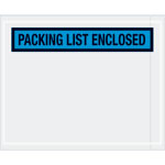 Packing List Enclosed (Panel Face) Envelopes