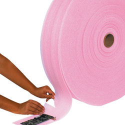 1/4" x 72" x 250' - Perforated Anti-Static Air Foam Roll