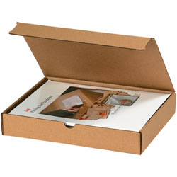 9" x 7 1/2" x 3" Kraft Literature Mailers