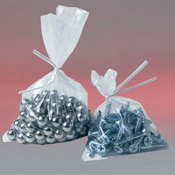 4" x 10" - 6 Mil  Flat Poly Bags