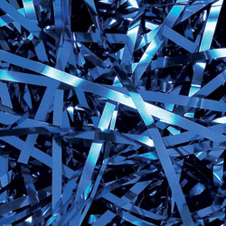 10 lb. Royal Blue Metallic  PreciousMetal™ Shreds