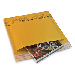 7 1/4" x 8" (CD) Jiffylite® Kraft Self-Seal Bubble Mailers