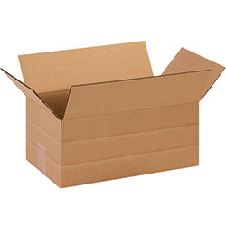 14 1/2" x 8 3/4" x 6"  Multi-Depth Corrugated Boxes