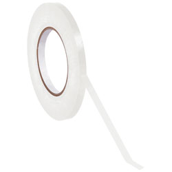 3/8" x 180 yds. White (16 Pack)  Bag Tape