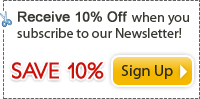 Get 10% Off when you subscribe to our Newsletter!