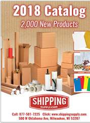 2018 Shipping Supply Catalog